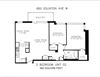 2 bedroom, 1 bathroom with balcony